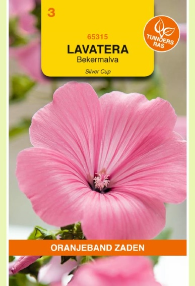 Annual mallow Silver Cup (Lavatera trimestris) 225 seeds OBZ